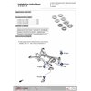 Insert anti-vibration de berceau arrière Subaru WRX