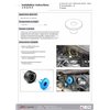 Insert anti-vibration arrière de différentiel arrière Toyota Yaris / Vitz