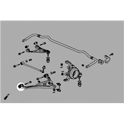 Silentbloc avant de bras inférieur arrière Honda S2000