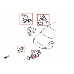 Support moteur Mitsubishi Lancer Mirage