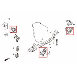 Support moteur Nissan March