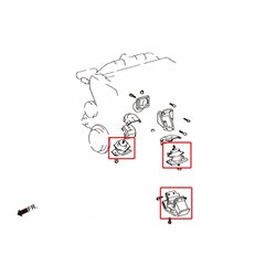 Kit de supports moteur et de boîte de vitesses renforcés Toyota Supra