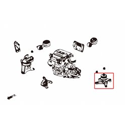 Support moteur côté gauche Honda Civic