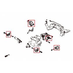 Support moteur renforcé Honda Civic