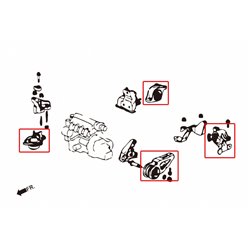 Support moteur renforcé Honda Fit