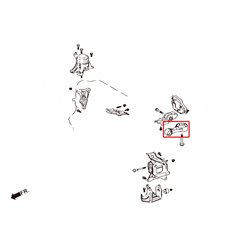 Tampon de support moteur Toyota Yaris