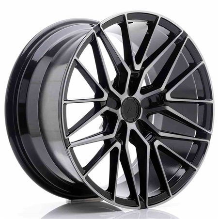 JR Wheels JR38 19x9,5 ET35-45 5H BLANK Black Brushed w/Tinted Face