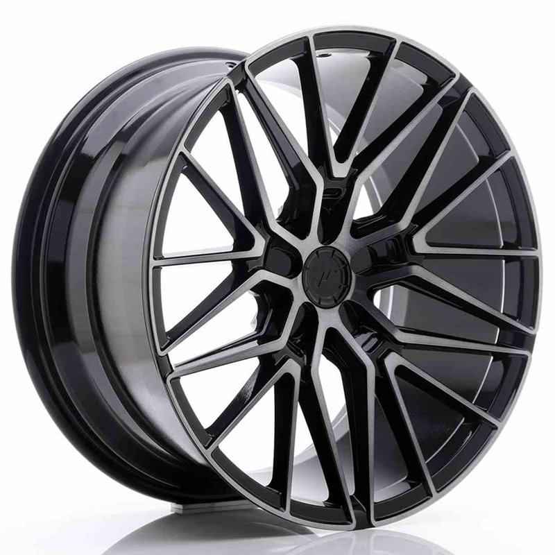 JR Wheels JR38 20x10 ET35-45 5H BLANK Black Brushed w/Tinted Face