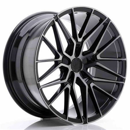 JR Wheels JR38 20x10 ET35-45 5H BLANK Black Brushed w/Tinted Face