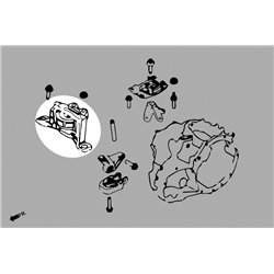 Support moteur côté droit Ford Focus