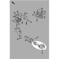 Support moteur arrière Suzuki SX4, Vitara
