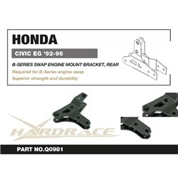 Support de conversion moteur B-Series arrière Honda Civic
