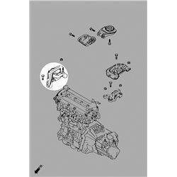 Support moteur côté droit Mazda 3 / Axela