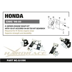 Kit de supports pour conversion moteur K-Series Honda Civic