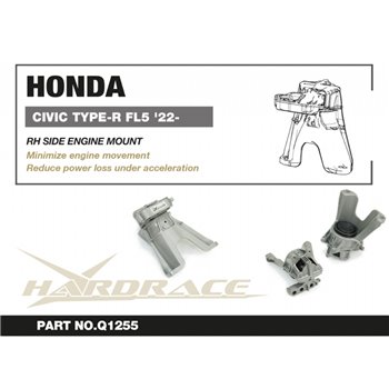 Support moteur côté droit Honda Civic
