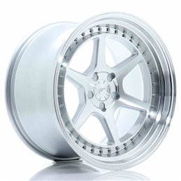 JR Wheels JR43 18x10,5 ET15-22 5H BLANK Silver w/Machined Face