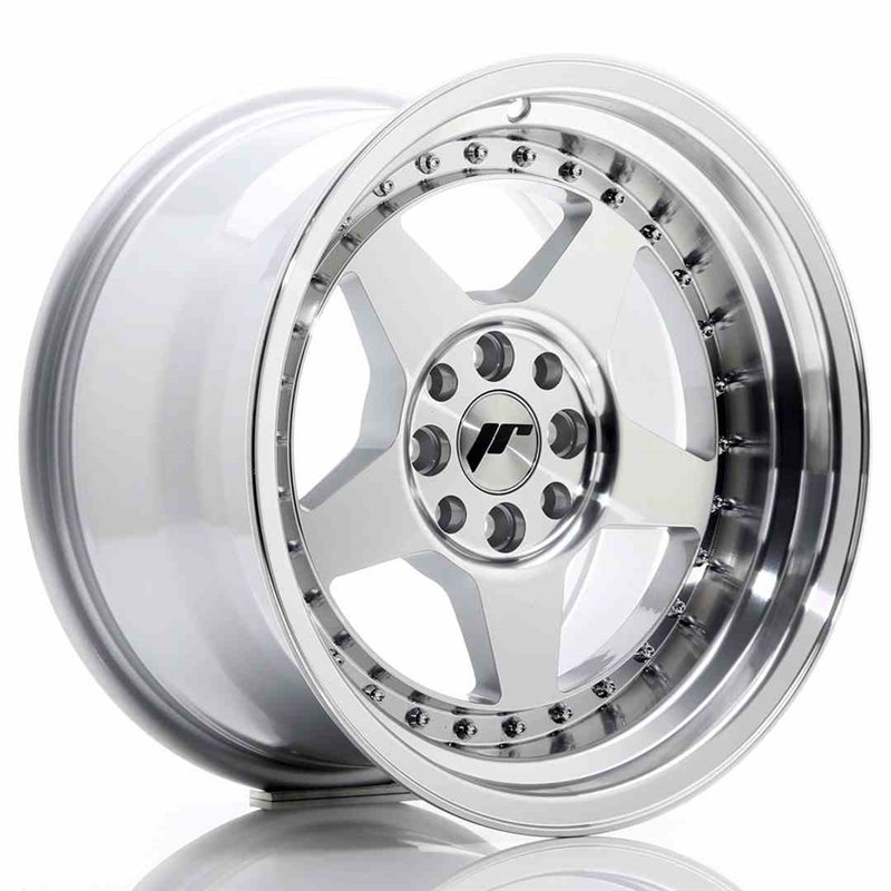 JR Wheels JR6 16x9 ET20 4x100/108 Mach Silver JR Wheels JR6 16x9 ET20 4x100/108 Mach Silver