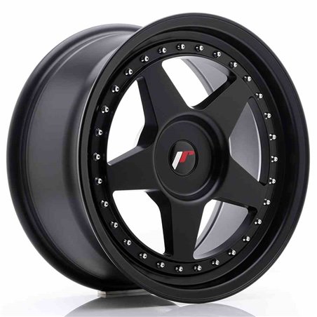 JR Wheels JR6 17x8 ET20-35 BLANK Matt Black