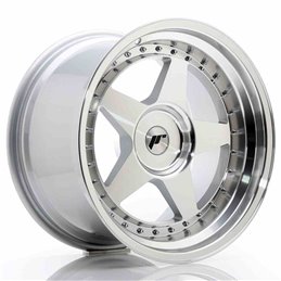 JR Wheels JR6 18x10,5 ET0-25 BLANK Silver Machined Face