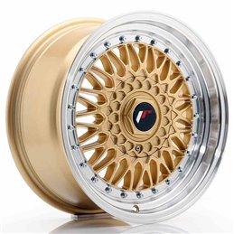 JR Wheels JR9 16x7,5 ET25 BLANK Gold w/Machined Lip