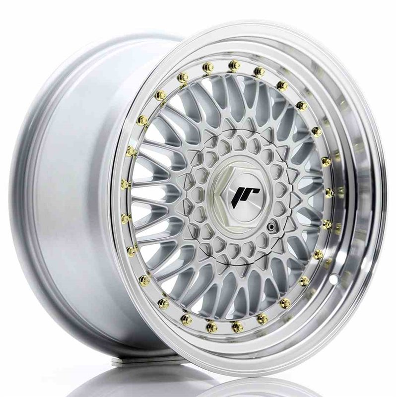 JR Wheels JR9 16x8 ET25 4x100/108 Silver w/Machined Lip JR Wheels JR9 16x8 ET25 4x100/108 Silver w/Machined Lip