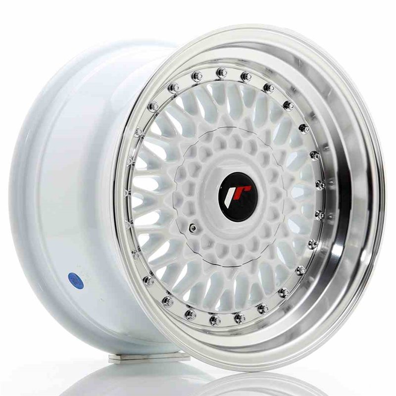 JR Wheels JR9 16x9 ET20 4x100/108 White w/Machined Lip