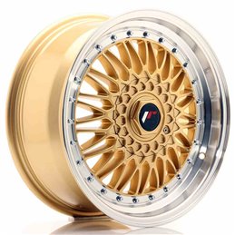 JR Wheels JR9 17x7,5 ET20 4x100/108 Gold w/Machined Lip