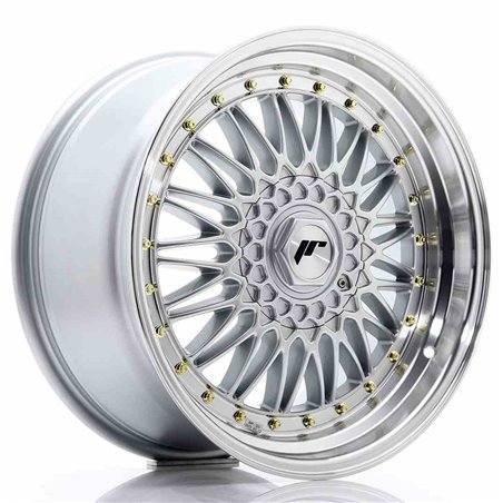 JR Wheels JR9 18x9 ET20-40 BLANK Silver w/Machined Lip