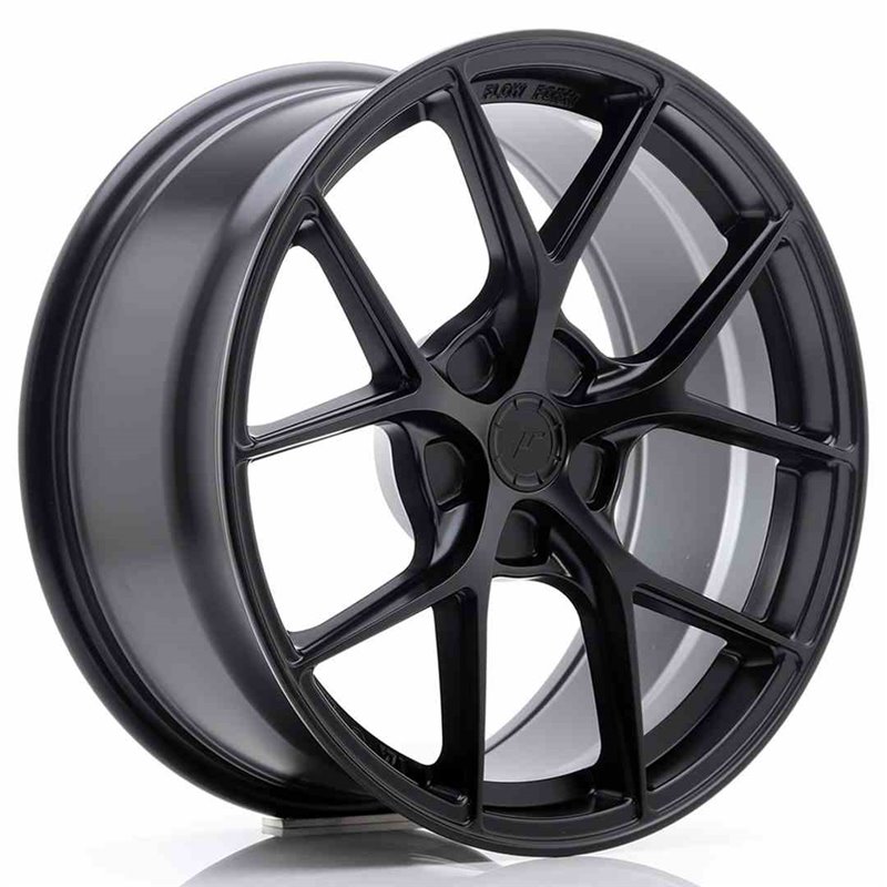 JR Wheels SL01 18x8 ET35-40 5H BLANK Matt Black