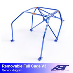 Arceau de Sécurité FIAT 124 4-portes Berline Arceau complet démontable V3