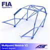 Arceau de Sécurité HONDA Civic (EG/EH) 3-portes Compacte Multipoints arceau à souder V2