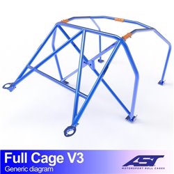 Arceau de Sécurité MAZDA RX-7 (FD) 3-portes Coupe Arceau complet V3