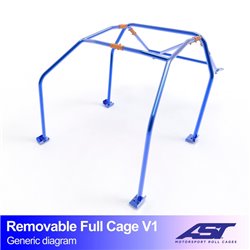 Arceau de Sécurité MINI Classic 2-portes Compacte Arceau complet démontable V1