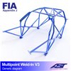 Arceau de Sécurité OPEL Corsa (D) 3-portes Compacte Multipoints arceau à souder V3