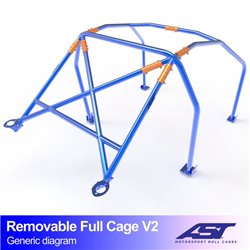 Arceau de Sécurité SEAT Arosa (6H) 3-portes Compacte Arceau complet démontable V2