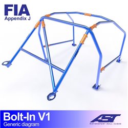 Arceau de Sécurité SEAT Ibiza (021) 3-portes Compacte arceau boulonné V1