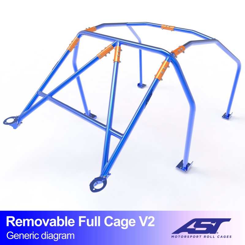 Arceau de Sécurité TOYOTA MR-2 (W20) 2-portes Roadster Arceau complet démontable V2