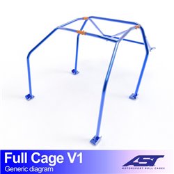 Arceau de Sécurité VW Golf (Mk2) 3-portes Compacte Arceau complet V1