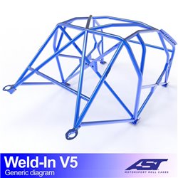 Arceau de Sécurité HYUNDAI I30 (PDE/PDEN) 5-portes Compacte arceau à souder V5