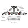 Admission carbone Eventuri Chevrolet Corvette C8 V8