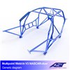 Arceau de Sécurité NISSAN Silvia (S15) 2-portes Coupe Multipoints arceau à souder V3 NASCAR-portes pour drift