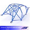 Arceau de Sécurité NISSAN Silvia (S15) 2-portes Coupe Multipoints arceau à souder V3 NASCAR-portes pour drift