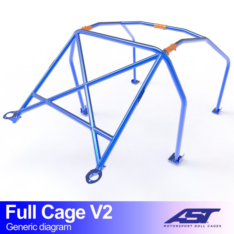 Arceau de Sécurité NISSAN MICRA (K11) 3-portes Compacte Arceau complet V2