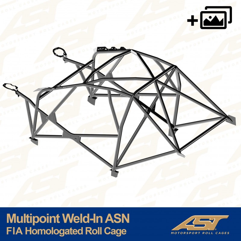 Arceau de Sécurité homologué FIA HYUNDAI I30 (PDE/PDEN) 5-portes Compacte Multipoints arceau à souder ASN