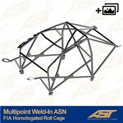 Arceau de Sécurité homologué FIA HYUNDAI I30 (PDE/PDEN) 5-portes Compacte Multipoints arceau à souder ASN