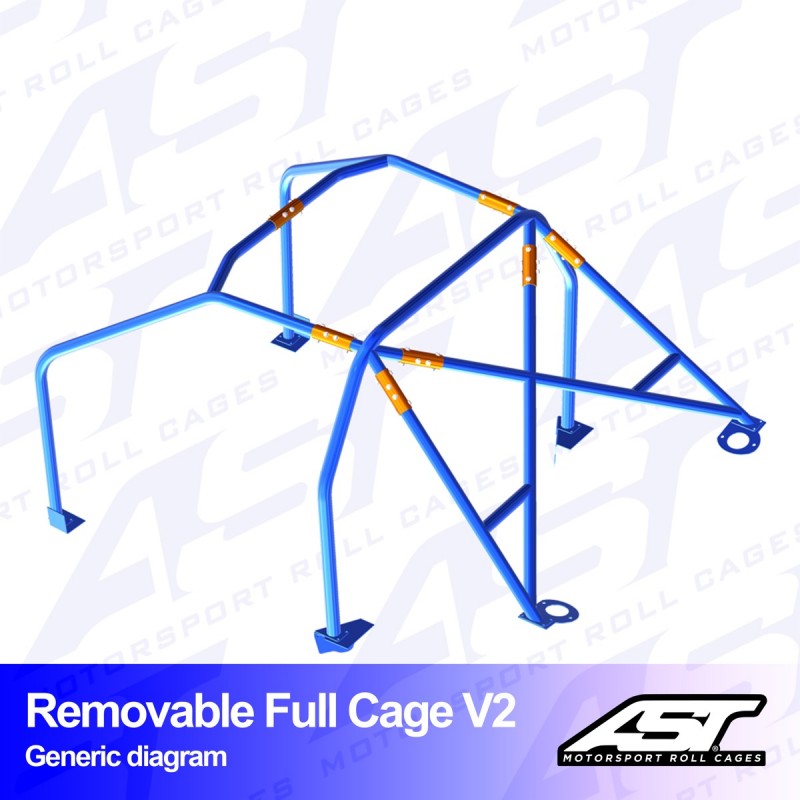 Arceau de Sécurité SEAT Leon (5F) 5-portes Compacte Arceau complet démontable V2