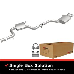 BRExhaust 2006-2008 Volkswagen Jetta 2.0L Direct-Fit Replacement Exhaust System