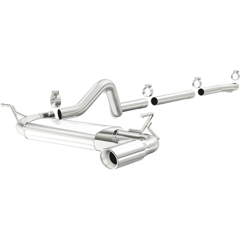 MagnaFlow 2007-2011 Jeep Wrangler Série Route Cat-Back Système d'Échappement Performance