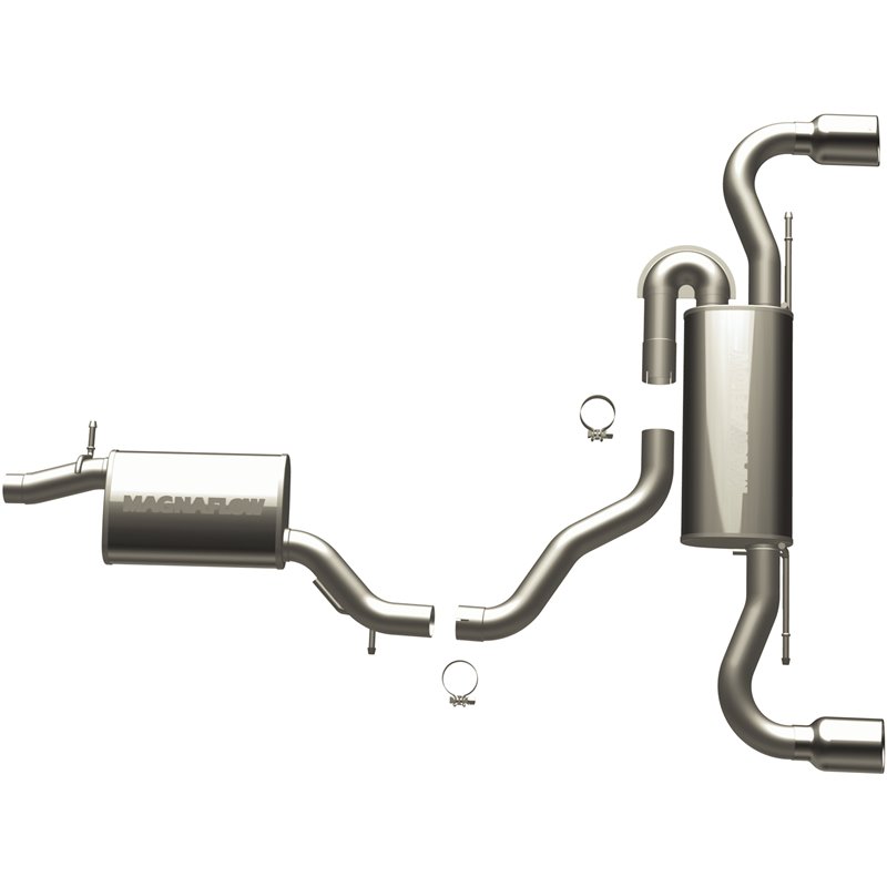 MagnaFlow 2008-2009 Audi TT Quattro Série Touring Cat-Back Système d'Échappement Performance
