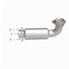 MagnaFlow 1996 Chevrolet Corvette Convertisseur Catalytique Ajustement Direct Norme Californie CARB